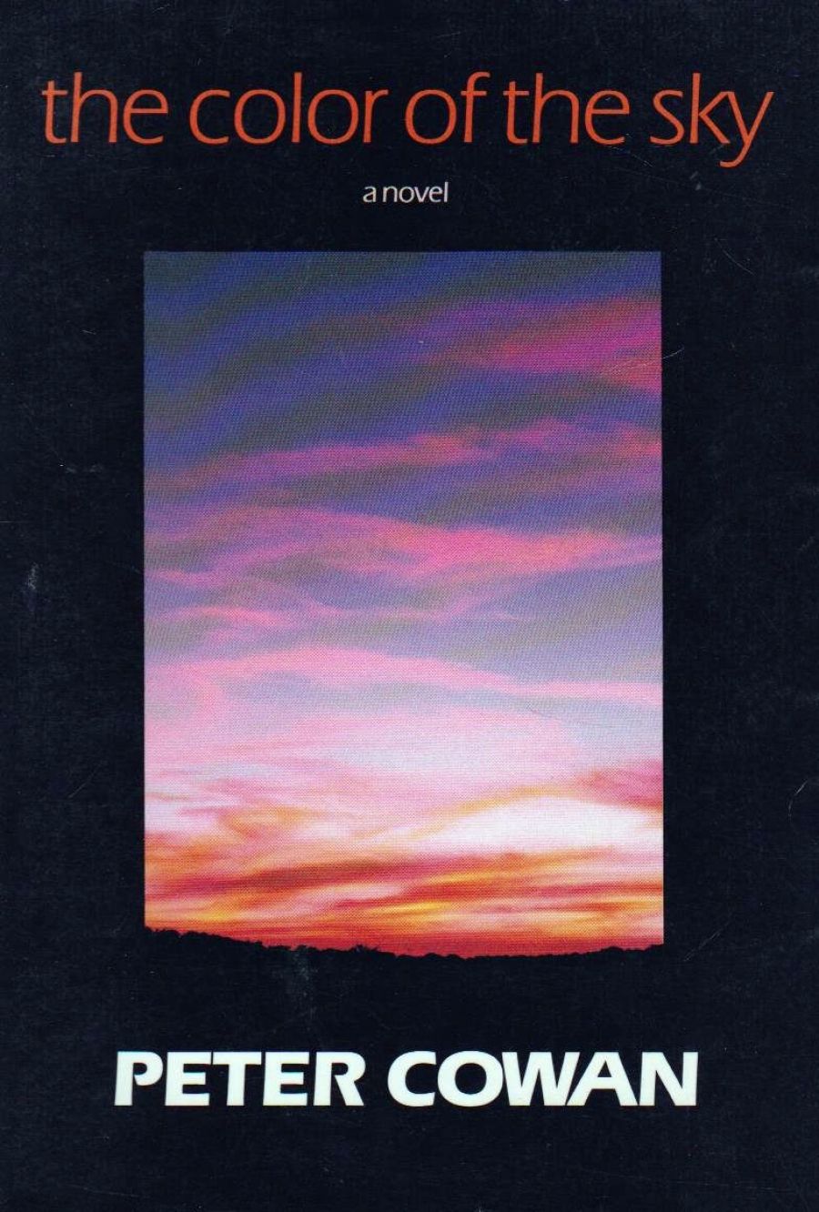 Paul Salzman reviews The Color of the Sky by Peter Cowan