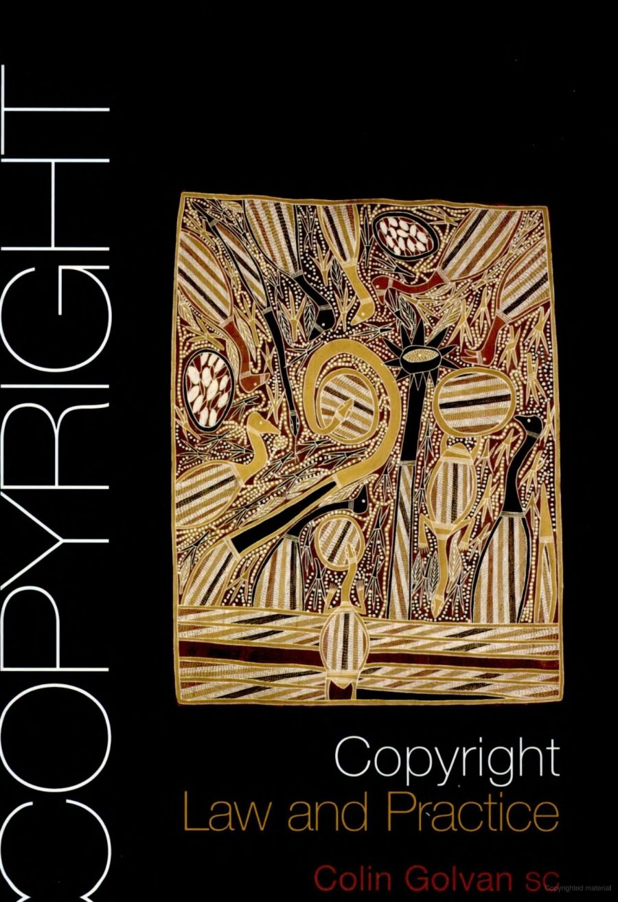 David Throsby reviews Copyright Law and Practice by Colin Golvan
