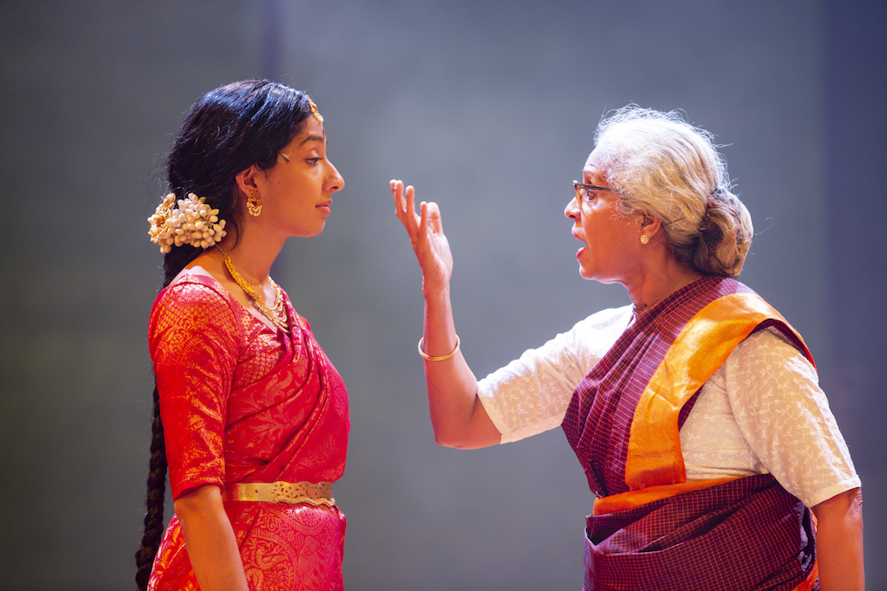 Vaishnavi Suryaprakash and Sukania Venugopal in Counting and Cracking (photograph by Brett Boardman)