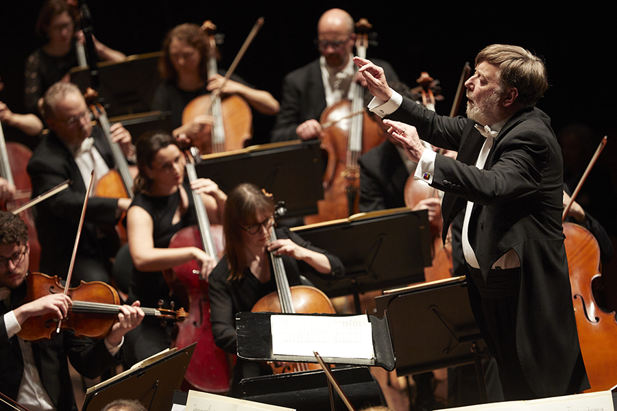Andrew Davis conducts The Rite of Spring as part of the MSO's Stravinsky Double Bill (photograph by Laura Manariti)