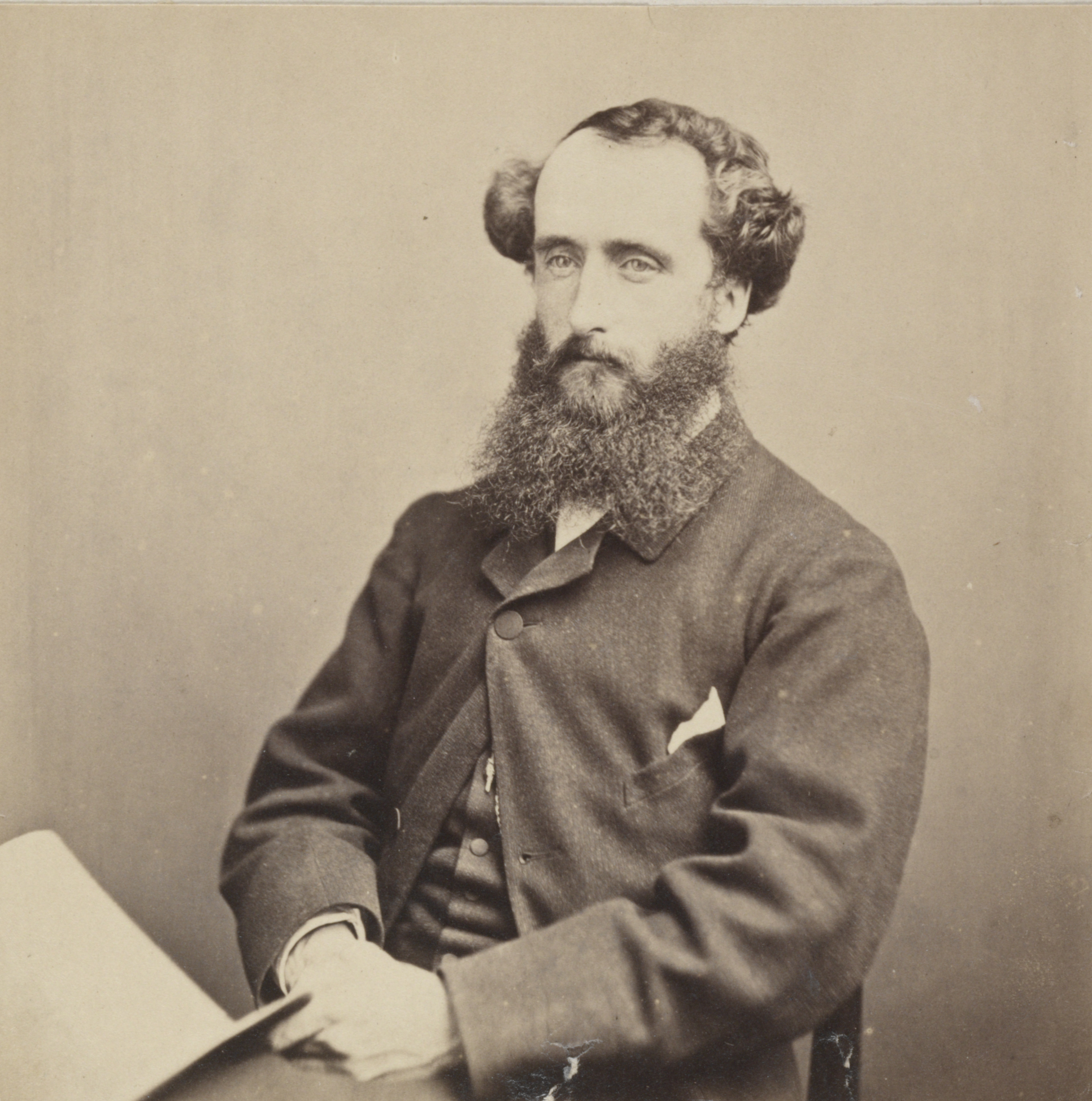 5. Mr. Howitt, the leader of the party ... / search, & relief. Sent to Cooper's Creek. b. Photograph. 13.4 cm x 13.5 cm  http://digital.sl.nsw.gov.au/delivery/DeliveryManagerServlet?embedded=true&toolbar=false&dps_pid=FL3253895 from William Strutt - a collection of drawings in watercolour, ink and pencil [...] illustrating the Burke and Wills exploring expedition crossing the continent of Australia from Cooper's Creek to Carpentaria Aug 1860-June 1861. 1st Series [and] 2nd Series, 1846-61 http://archival.sl.nsw.gov.au/Details/archive/110328251