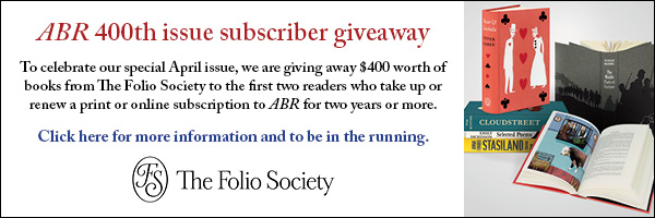 400 issue giveaway ABR Online April 2018