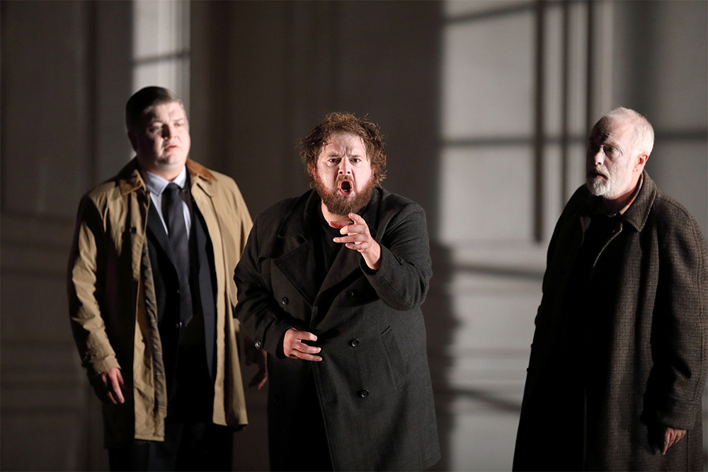 Allan Clayton in Hamlet at the 2018 Adelaide Festival photograph (photo by Tony Lewis)