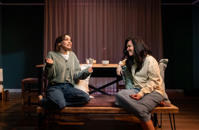 Carissa Lee as Lia and Christina O’Neill as Jo (photograph courtesy of Red Stitch)