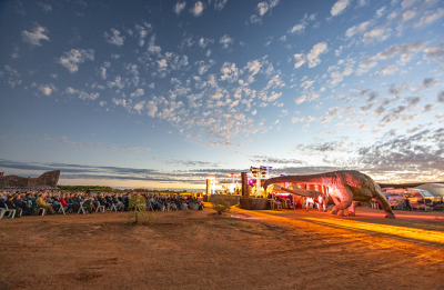 Dark Sky Serenade at the Australian Age of Dinosaurs Museum (photograph by Murray Summerville)